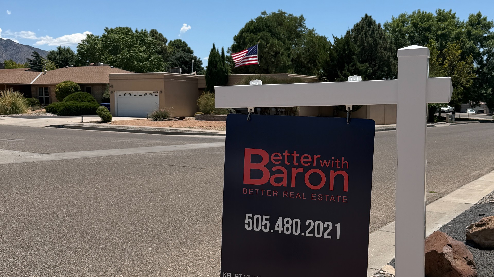 better with Baron for sale sign